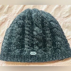 The North Face Charcoal Cable Knit Beanie